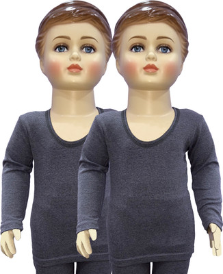 Selfcare Top For Baby Boys & Baby Girls(Silver, Pack of 2)