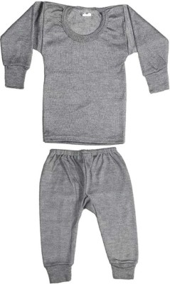 BABY4U Top - Pyjama Set For Baby Boys & Baby Girls(Brown, Pack of 1)