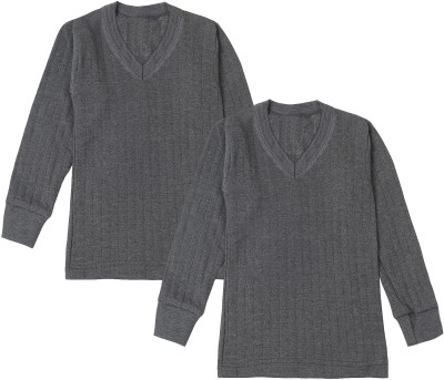 Amul Top For Boys & Girls(Grey, Pack of 2)