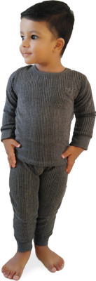 HAP Top - Pyjama Set For Boys & Girls(Grey, Pack of 1)