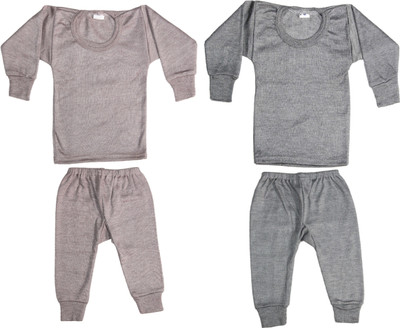 CHACKO Top - Pyjama Set For Baby Boys & Baby Girls(Multicolor, Pack of 2)