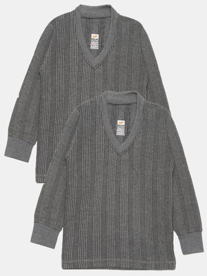 Dollar Ultra Top For Boys & Girls(Grey, Pack of 2)