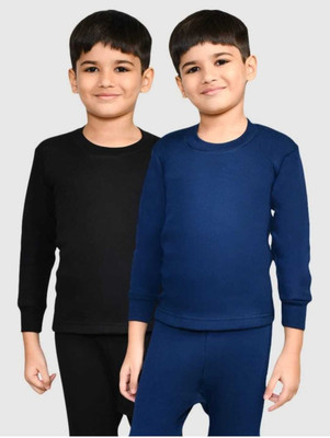 Anmay Internationals Top - Pyjama Set For Boys & Girls(Multicolor, Pack of 2)