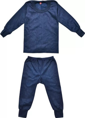 Redglo Top - Pyjama Set For Boys & Girls(Grey, Pack of 1)
