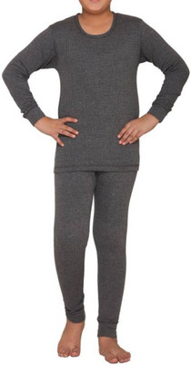 Careplus Top - Pyjama Set For Boys(Grey, Pack of 1)