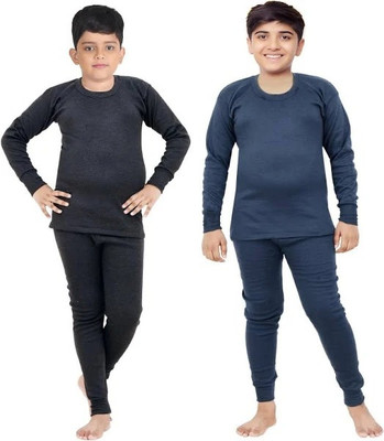 Anmay Top - Pyjama Set For Boys & Girls(Multicolor, Pack of 2)