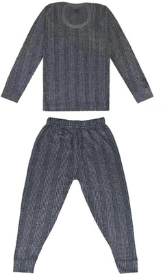 ALLWAYZ Top - Pyjama Set For Baby Boys & Baby Girls(Grey, Pack of 2)