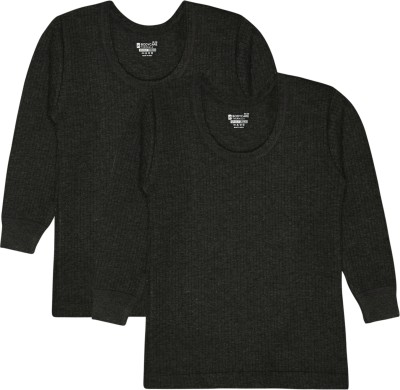 BodyCare Top For Boys & Girls(Black, Pack of 2)