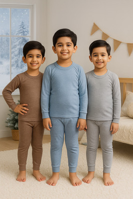 Shakubhar Top - Pyjama Set For Baby Boys & Baby Girls(Multicolor, Pack of 3)
