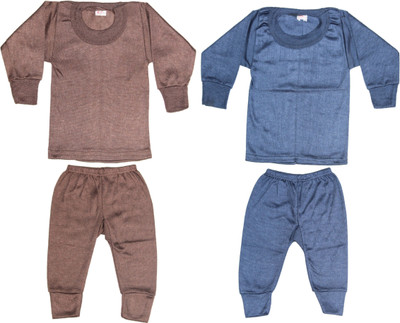 KETKAR Top - Pyjama Set For Baby Boys & Baby Girls(Multicolor, Pack of 2)