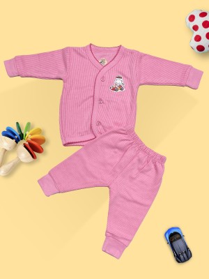 LUX INFERNO Top - Pyjama Set For Baby Boys & Baby Girls(Multicolor, Pack of 2)