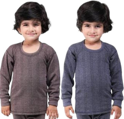 Pd creations Top For Baby Boys & Baby Girls(Multicolor, Pack of 2)