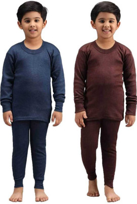 Anmay Top - Pyjama Set For Boys & Girls(Multicolor, Pack of 2)