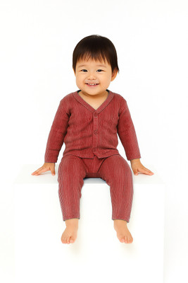 Kronado Top - Pyjama Set For Baby Boys & Baby Girls(Red, Pack of 1)