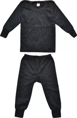 SDGP Top - Pyjama Set For Boys & Girls(Grey, Pack of 1)