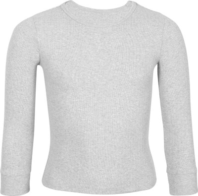 Charm n Cherish Top For Boys & Girls(Grey, Pack of 1)