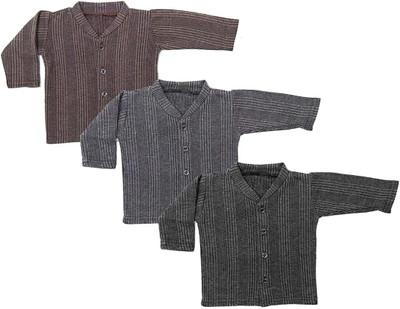 Anvi creation Top - Pyjama Set For Baby Boys & Baby Girls(Multicolor, Pack of 3)