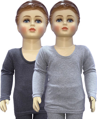 Selfcare Top For Baby Boys & Baby Girls(Silver, Pack of 2)