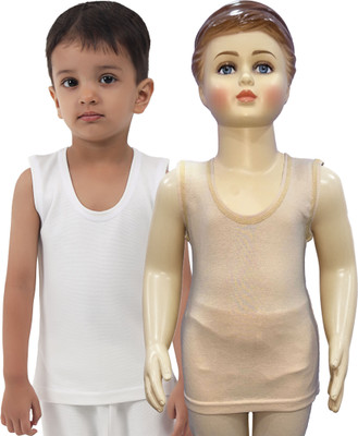 Selfcare Top For Baby Boys & Baby Girls(Beige, Pack of 2)