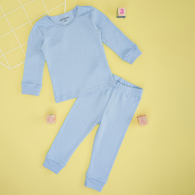 Pantaloons Baby Top - Pyjama Set For Baby Boys(Blue, Pack of 1)