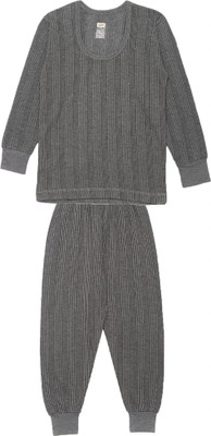 Dollar Ultra Top - Pyjama Set For Boys & Girls(Grey, Pack of 1)