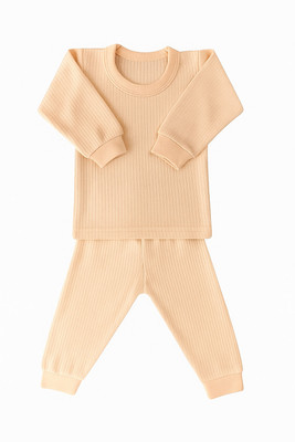 SANDHYYA Top - Pyjama Set For Boys & Girls(Beige, Pack of 1)
