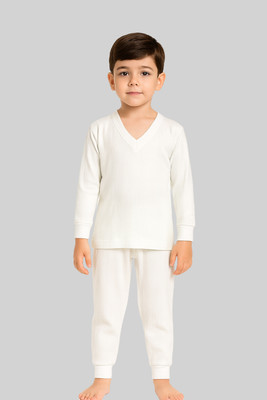 Dollar Ultra Top - Pyjama Set For Boys & Girls(White, Pack of 1)
