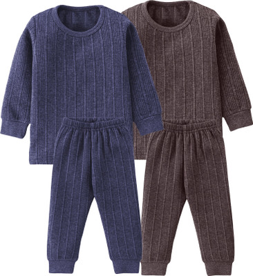 Beach Curve Top - Pyjama Set For Baby Boys & Baby Girls(Multicolor, Pack of 2)