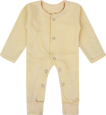 Superminis Top - Pyjama Set For Baby Boys & Baby Girls(Yellow, Pack of 1)