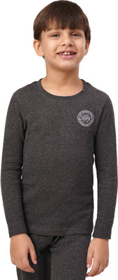 U.S. POLO ASSN. Top For Boys(Grey, Pack of 1)