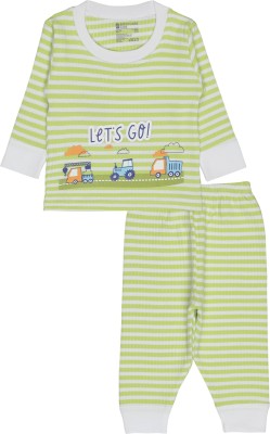 BodyCare Top - Pyjama Set For Baby Boys & Baby Girls(Multicolor, Pack of 1)