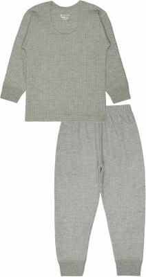 BodyCare Top - Pyjama Set For Girls(Grey, Pack of 1)