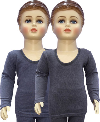 Selfcare Top For Baby Boys & Baby Girls(Silver, Pack of 2)