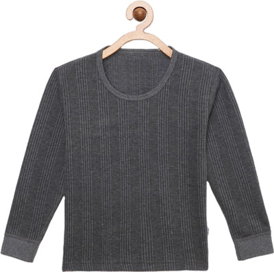 RAVIA Top For Baby Boys & Baby Girls(Grey, Pack of 1)