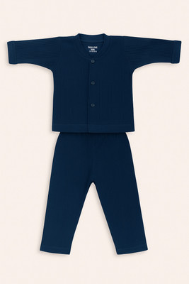 SANDHYYA Top - Pyjama Set For Boys & Girls(Dark Blue, Pack of 1)