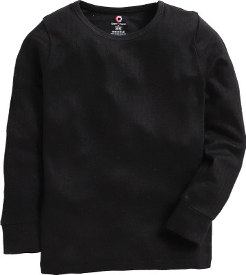 Charm n Cherish Top For Boys & Girls(Black, Pack of 1)