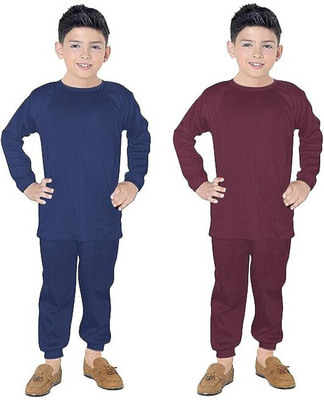 Sannutrendzz Top - Pyjama Set For Baby Boys & Baby Girls(Multicolor, Pack of 2)