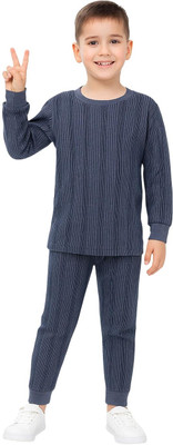 Triviso Top - Pyjama Set For Boys & Girls(Blue, Pack of 1)