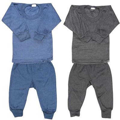 French Kleider Top - Pyjama Set For Boys & Girls(Multicolor, Pack of 2)