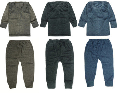 SUPER Top - Pyjama Set For Boys & Girls(Multicolor, Pack of 3)