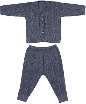 Sample Top - Pyjama Set For Baby Boys & Baby Girls(Grey, Pack of 1)