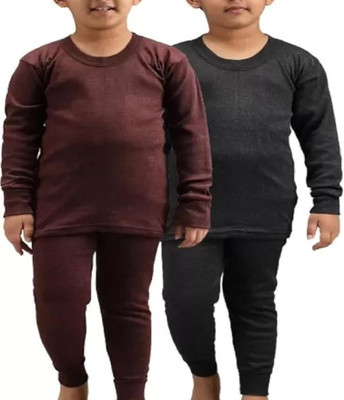 Anmay Top - Pyjama Set For Boys & Girls(Multicolor, Pack of 2)