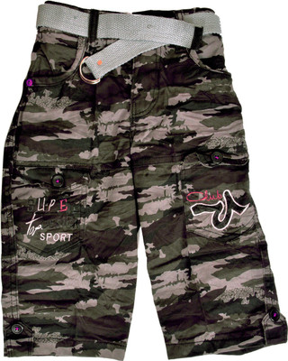 AD & AV Three Fourth For Boys(Green Pack of 1)