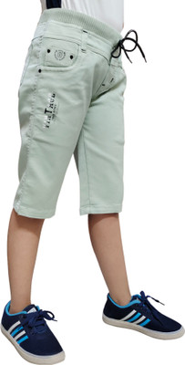 DUPER Three Fourth For Boys(Light Green Pack of 1)