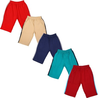 Kavin Three Fourth For Boys(Multicolor Pack of 5)