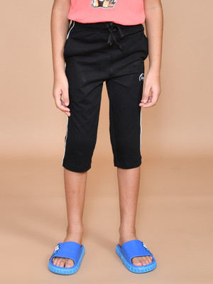 SKYKNIT Three Fourth For Boys(Black Pack of 1)