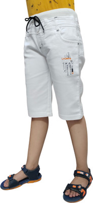 DUPER Three Fourth For Boys(White Pack of 1)