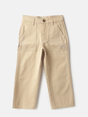 United Colors of Benetton Three Fourth For Boys(Beige Pack of 1)