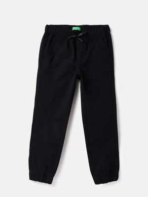 United Colors of Benetton Three Fourth For Boys(Black Pack of 1)