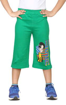 dongli Three Fourth For Boys(Green Pack of 1)